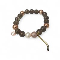 Pulsera Lelune Mujer LELUNE GLAMOUR in Plata LGBR449